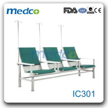 IC301 ¡El superventas! Silla de transfusión para tres sillas de silla médica